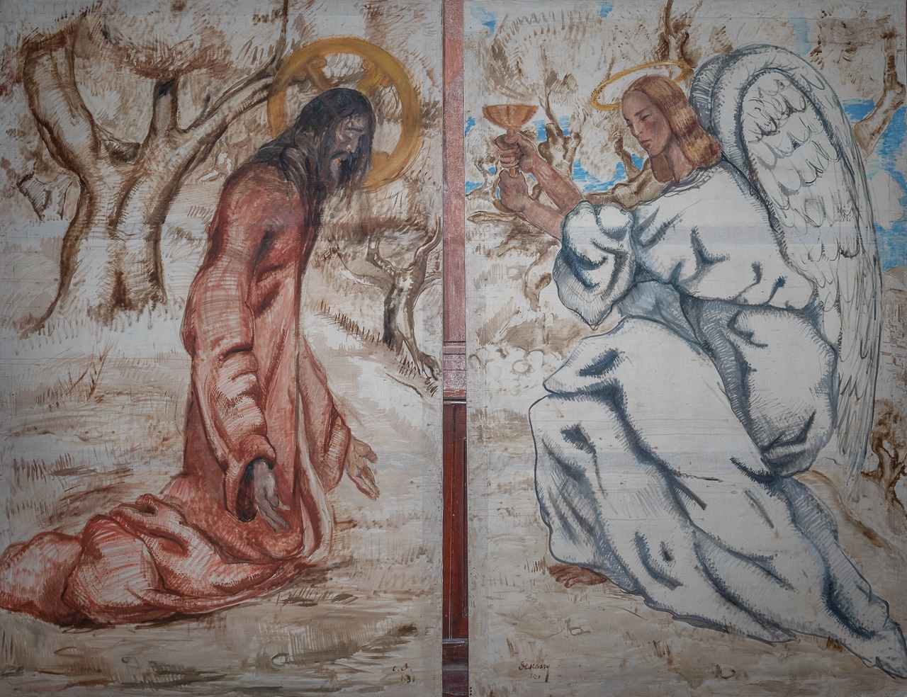 Retour des tableaux de Camille Descossy à l’église de Vinça