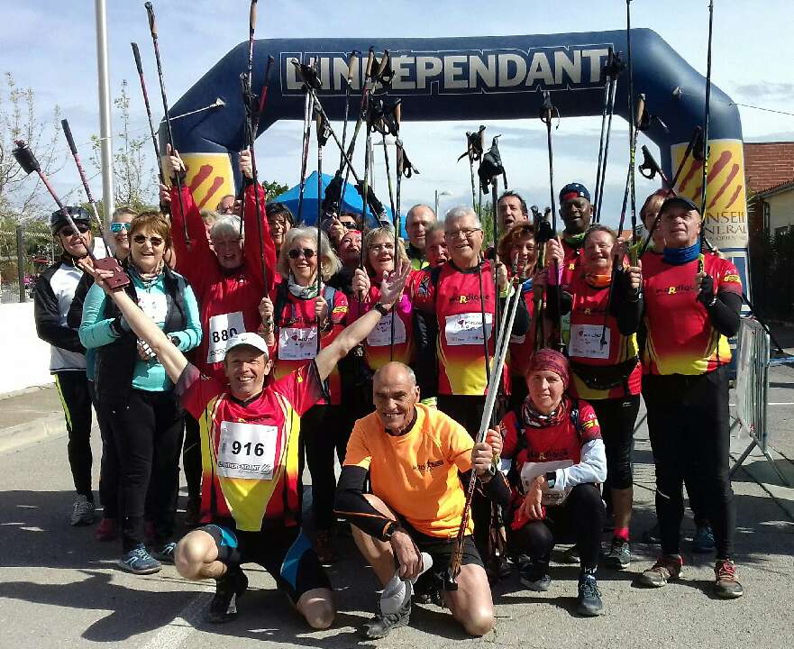 Marche Nordique de la St Jordi à Canohès