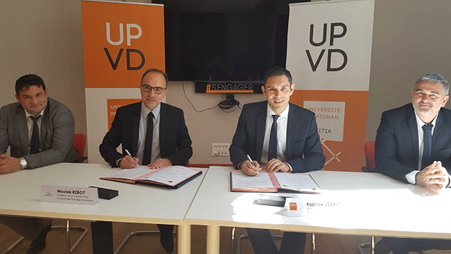 Signature de convention entre la Chambre départementale des notaires des Pyrénées-Orientales et l’université de Perpignan