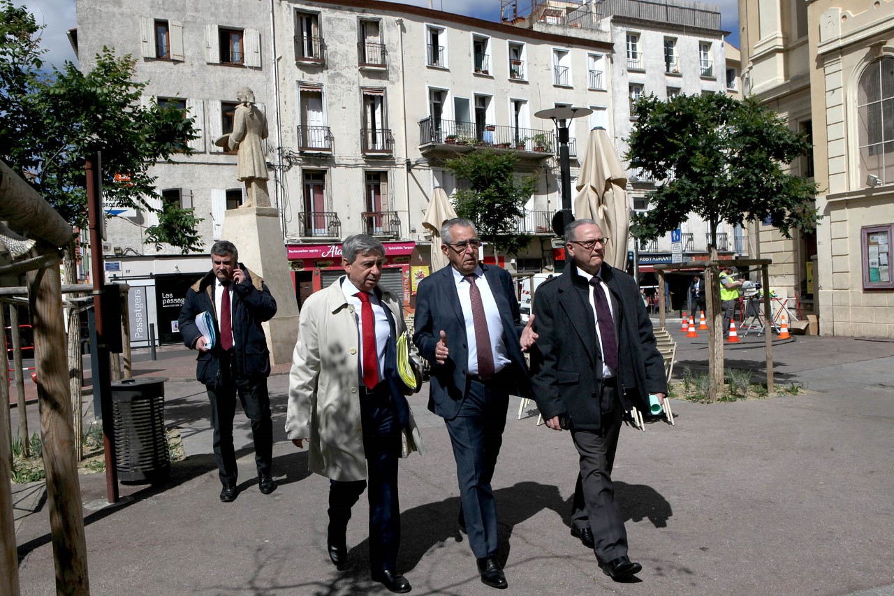 Visite du préfet de Région à Perpignan