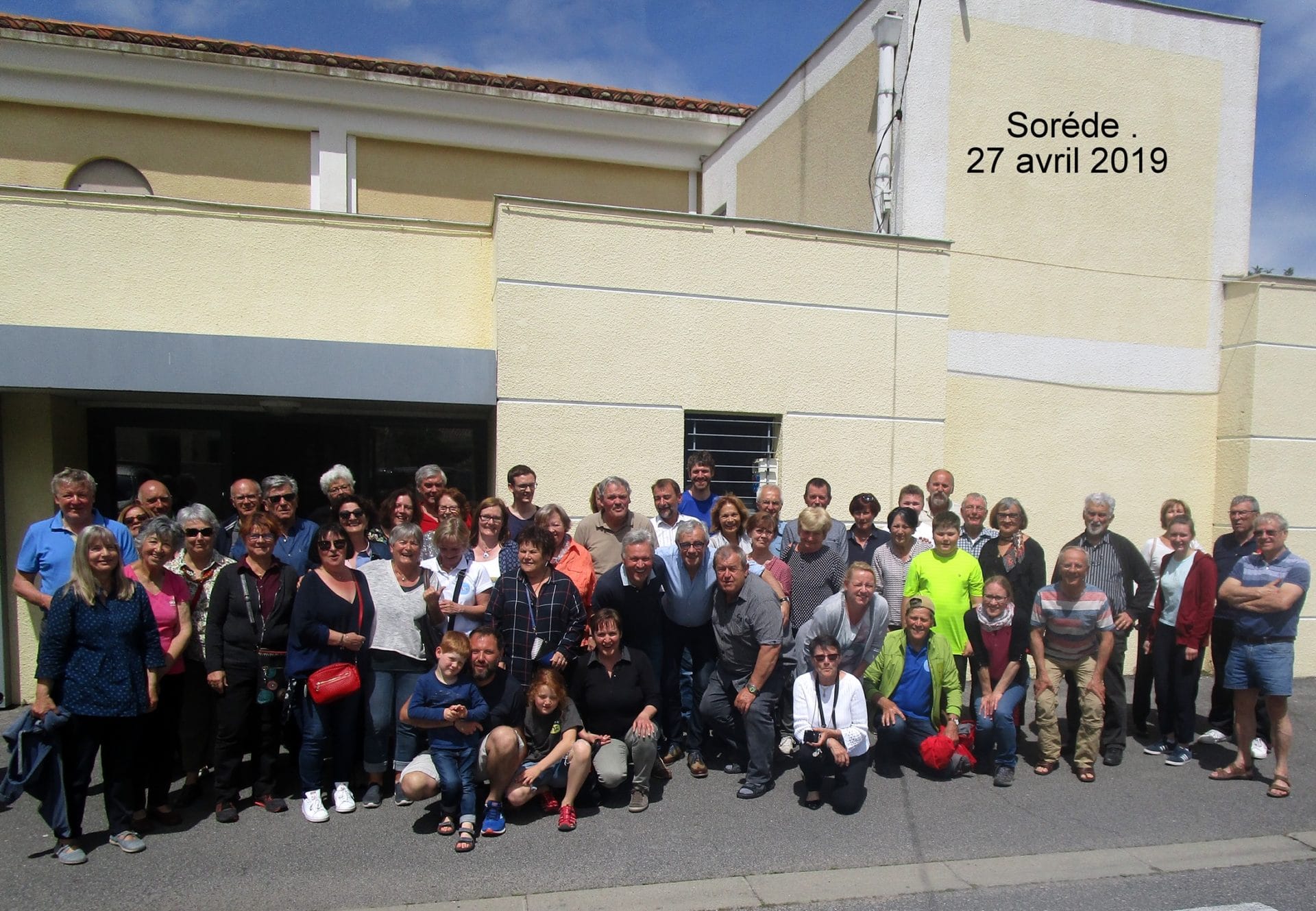 Accueil à  Sorède de nos Amis Bavarois dans le cadre du voyage du jumelage du 23 au 27 avril 2019