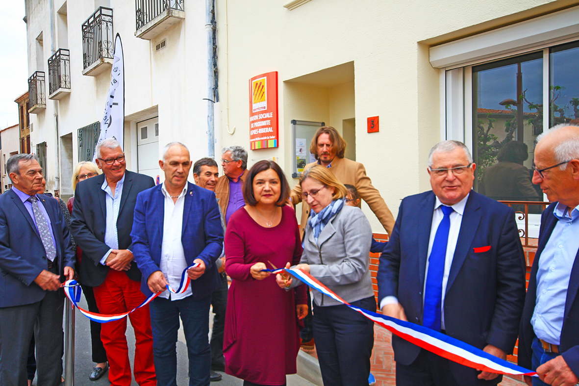 Inauguration de la permanence médico-sociale Aspres-Riberal au Soler