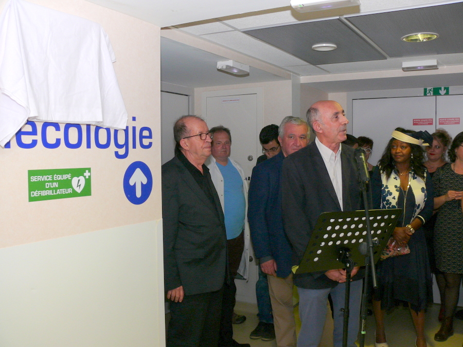 Hommage au Docteur Bruno Bachelard au service gynécologie du CHG de Perpignan