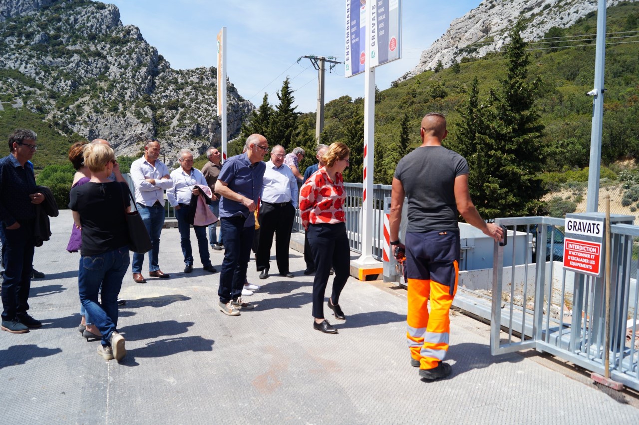 Inauguration de la déchèterie de Lesquerde après réhabilitation