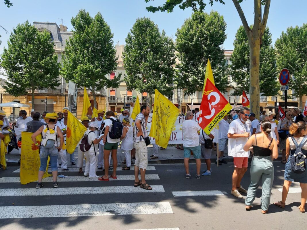 Retour sur la manifestation des urgentistes à Perpignan Retour sur la manifestation des urgentistes à Perpignan