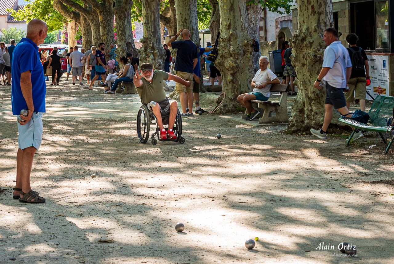 Concours de pétanque à Vinça à la mémoire des frères Villelongue