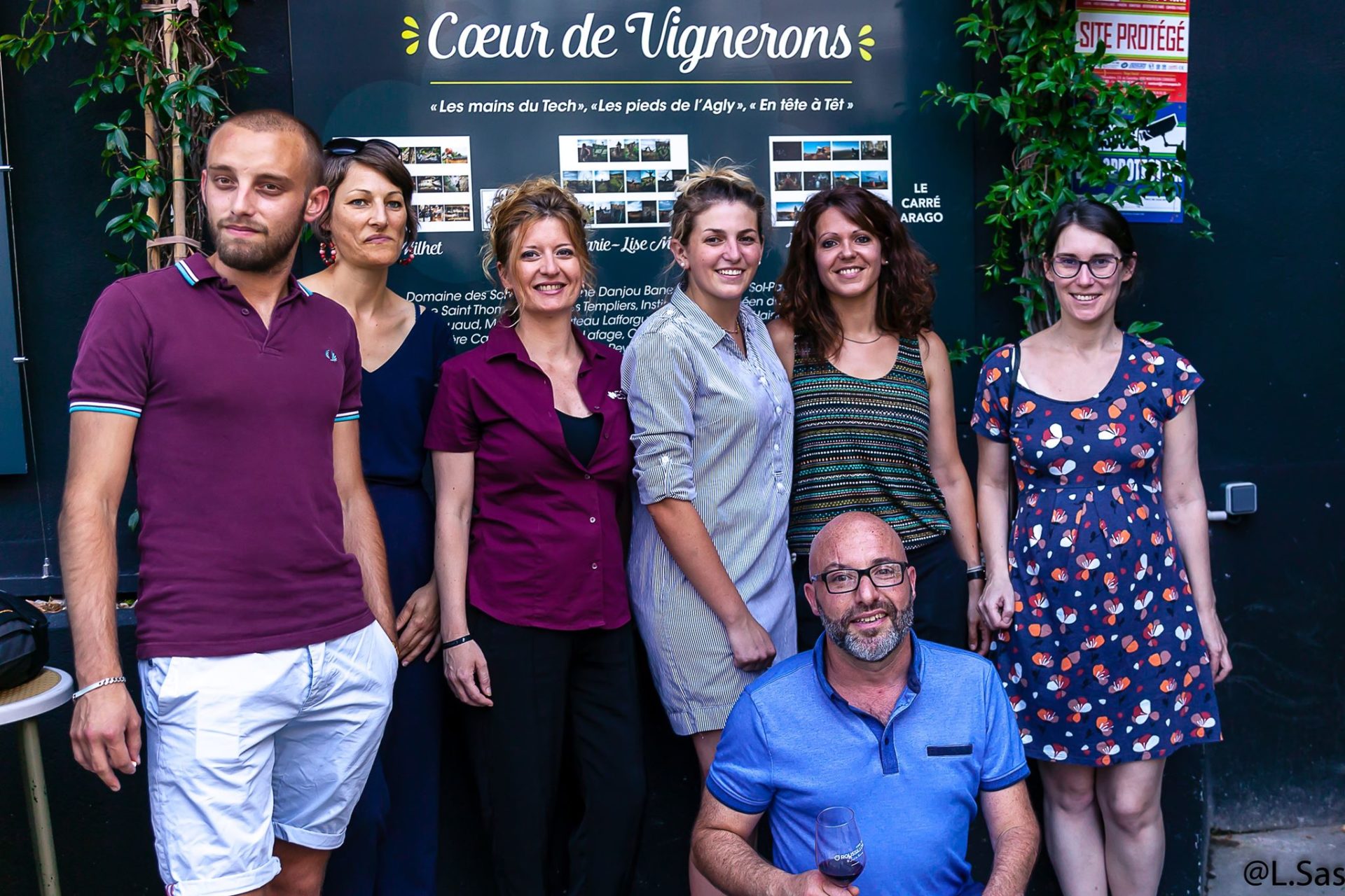 Vernissage de l’expo photo « Cœur de Vignerons » aux halles Vauban