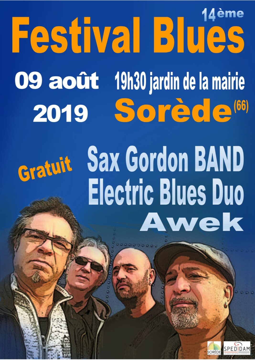 affiche festival blues 2019