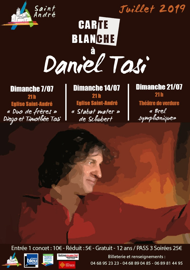 Carte Blanche à Daniel Tosi à Saint André