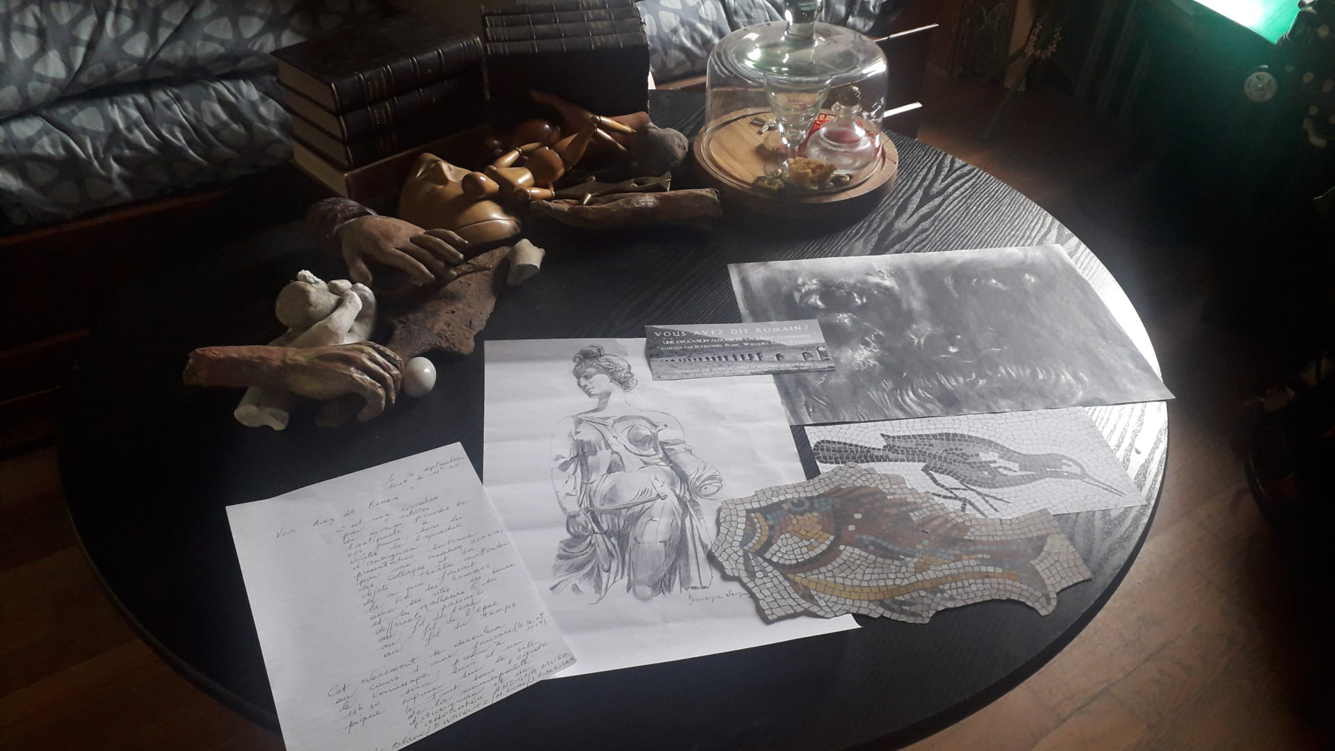Ansignan/ Vous avez dit Romain ? : une exposition par 5 artistes, le 14 septembre