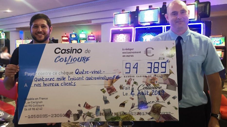 Plus de 94 300 € gagnés au Casino de Collioure !