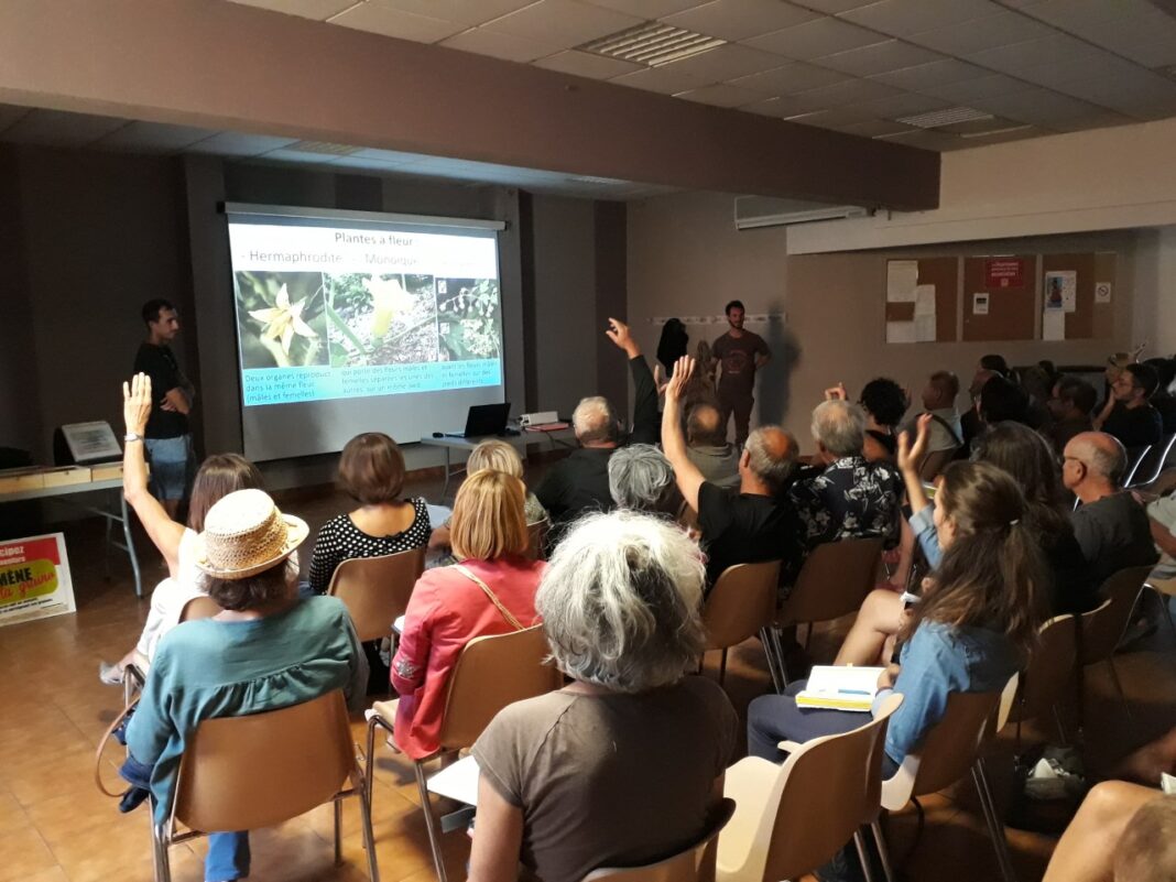 Communauté de communes Sud Roussillon cours de permaculture le 27 septembre