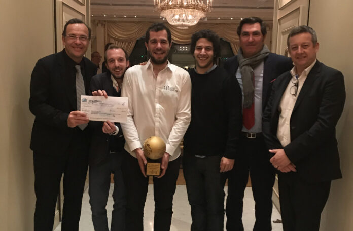 Le Prix Sauvy 2019 des Cadres Catalans remis en février dernier au Shangri La lors du WineBusiness Club à l’equipe de Pousse-pousse.