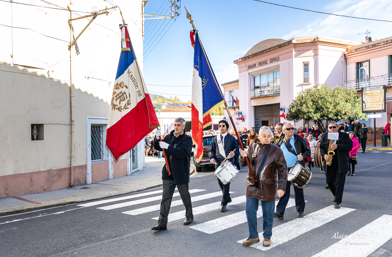 Cérémonie du 11 novembre à Vinça