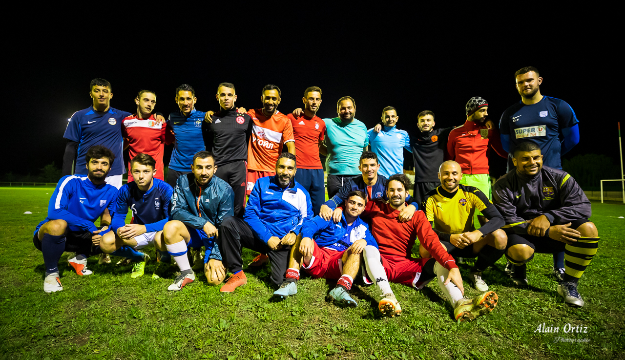 Equipes 1 et 2 à l'entraînement
