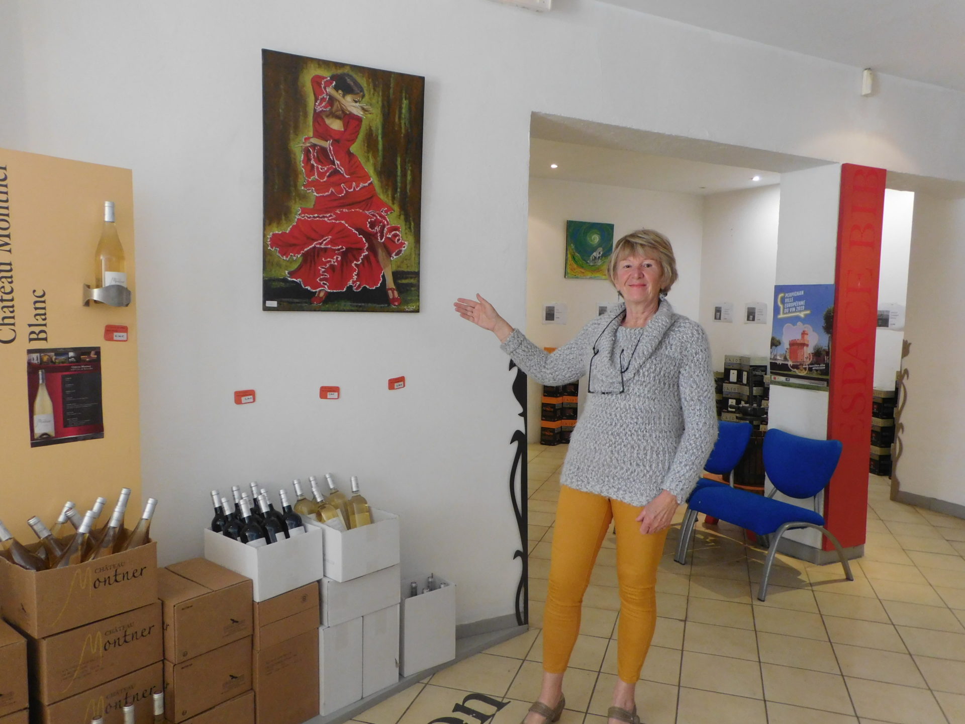 Estagel : Corinne Calvet expose au « Vignerons des Côtes d’Agly »