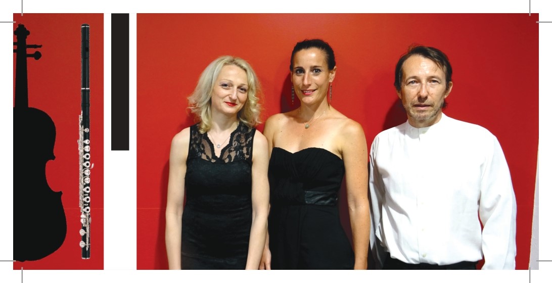 Trio de violon, flûte et piano au conservatoire