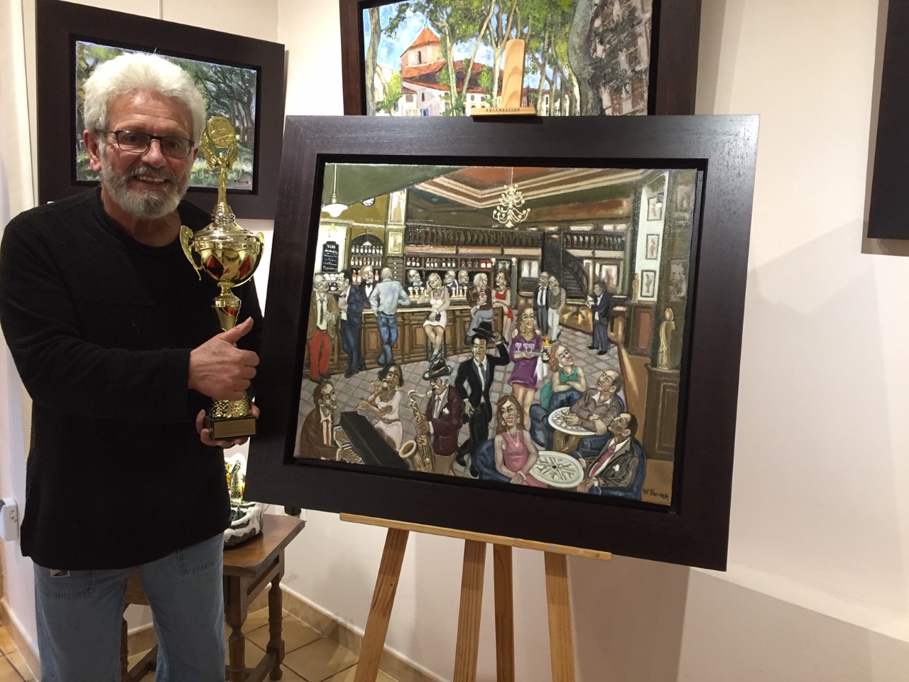 Céret : William Fenech rçoit le Grand Trophée International des Styles Artistiques Monaco 2019