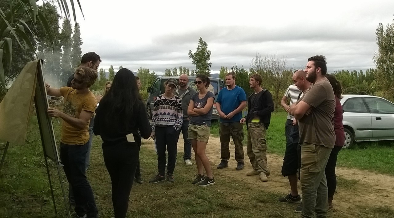 Les stagiaires du Cfppa de Rivesaltes à la découverte de l’agroforesterie sous toutes ses formes