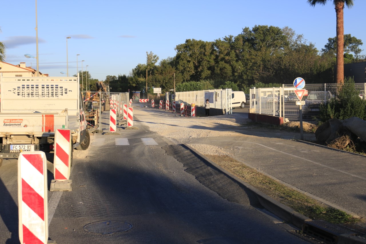 Travaux, une pause pour les fêtes de Noël à Canet