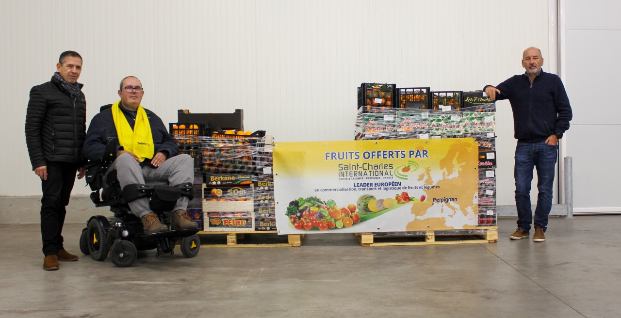 Une collecte d’oranges grandissante à Saint Charles International pour le Téléthon