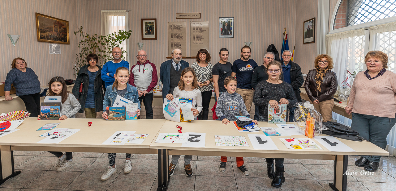 Remise des prix du don de sang aux élèves de CM1 de l’école de Vinça