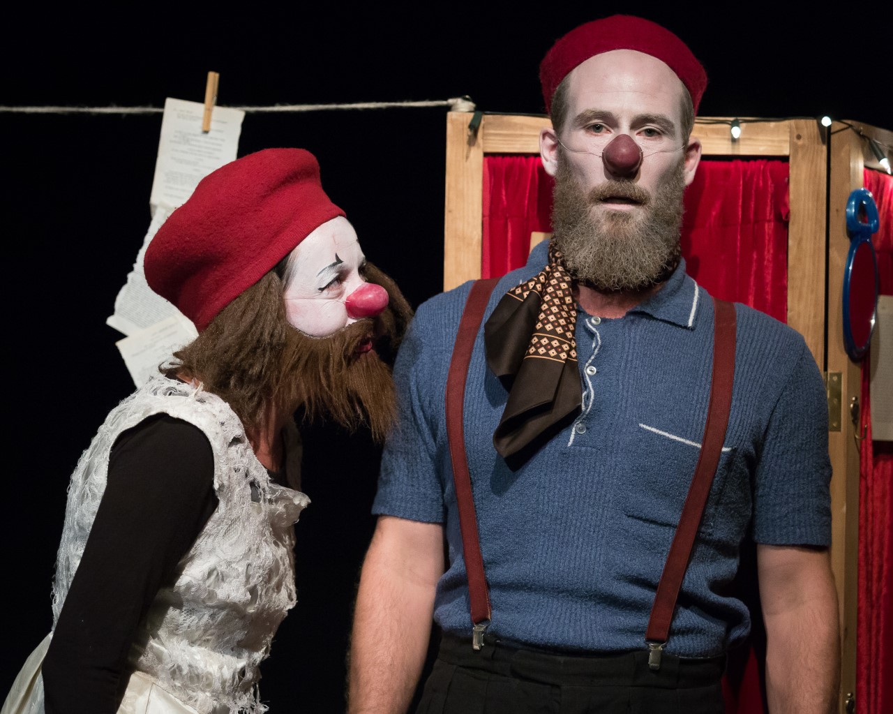 Un duo de clown au théâtre des Aspres !