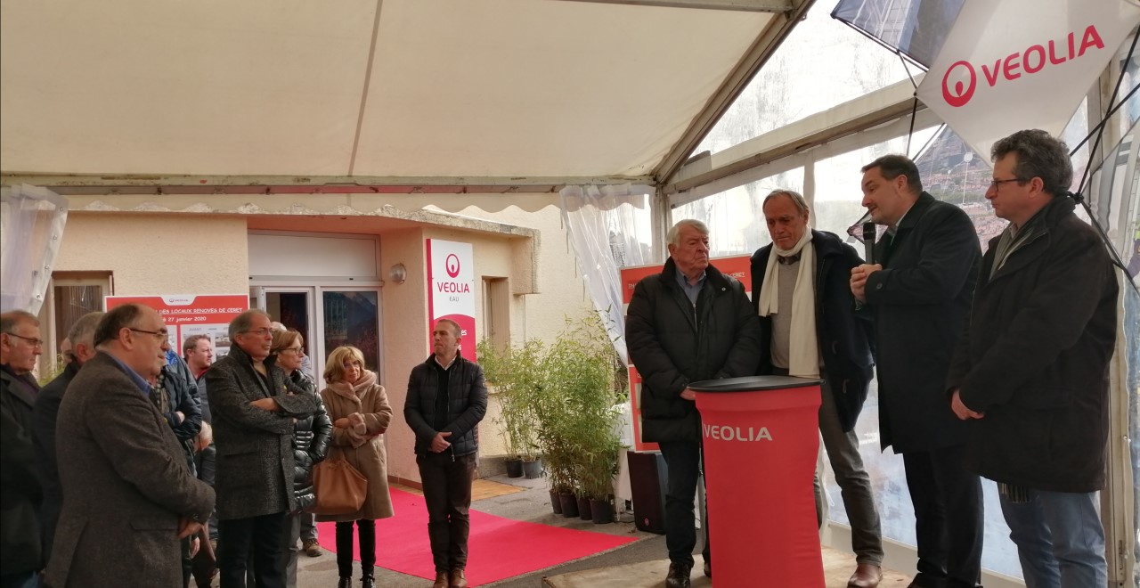 Veolia Eau inaugure son nouvel accueil consommateurs à Céret