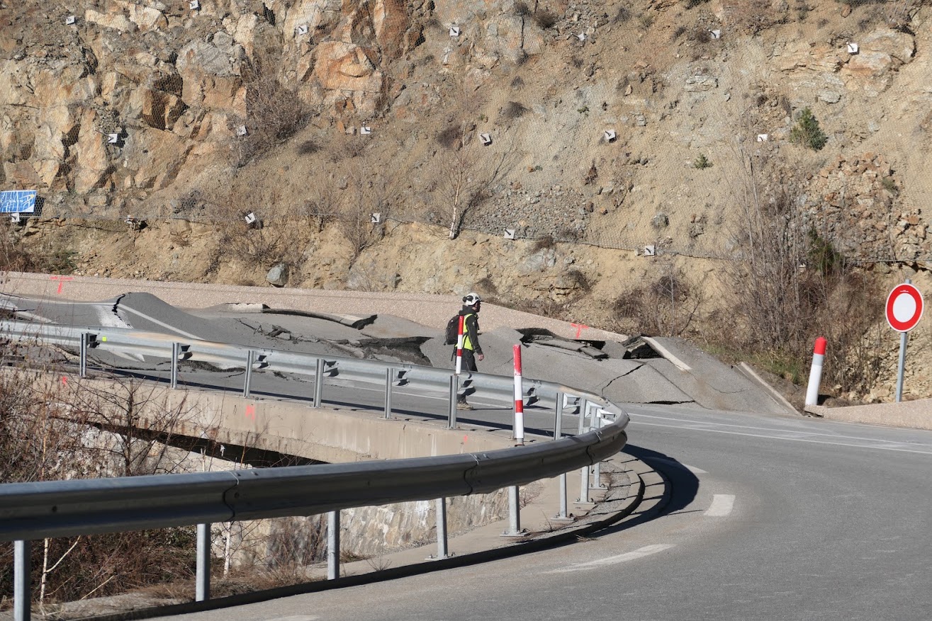 Point de situation de la RN 116 fermée depuis le 03 février 2020