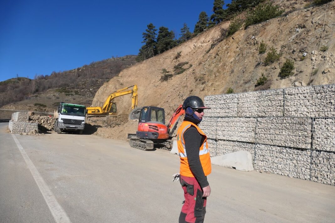 Situation des dégâts de la RN116
