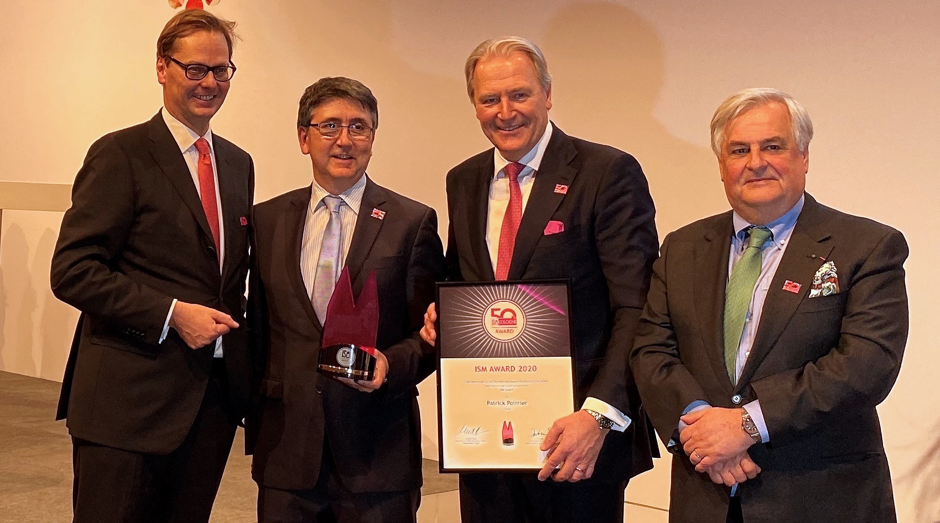 Patrick Poirrier, Pdg du groupe Cémoi, récompensé par l’Ism Award 2020