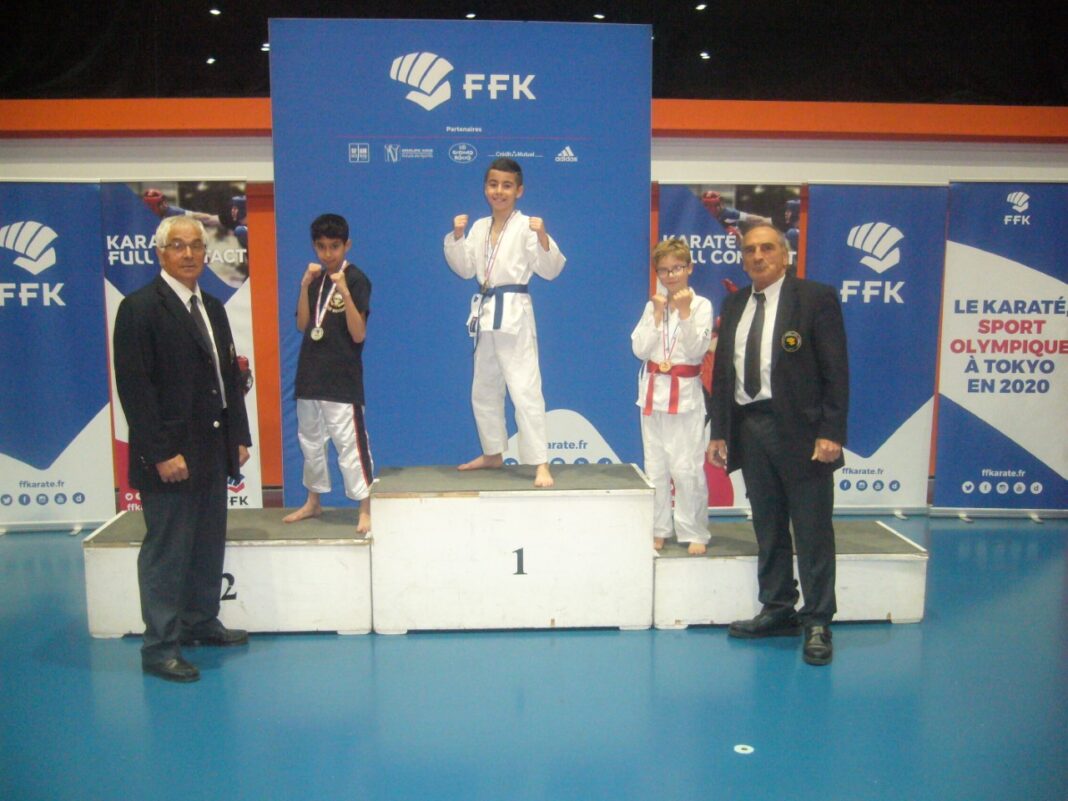 Le Perthus Ariel Gonzalez, 11 ans, Vice-champion de France 2020 karaté semi-contact