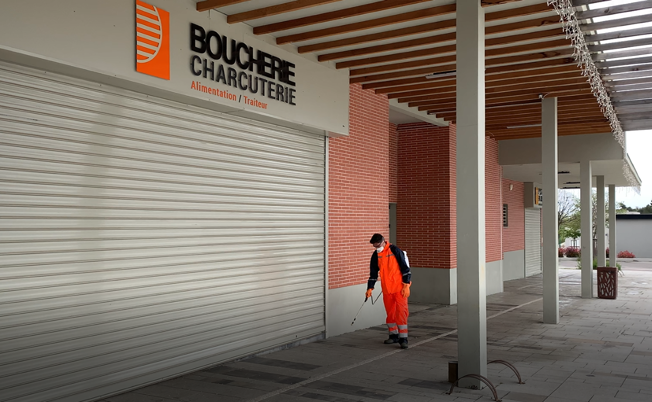 Sud Roussillon : opération préventive de désinfection pour les centres-villes