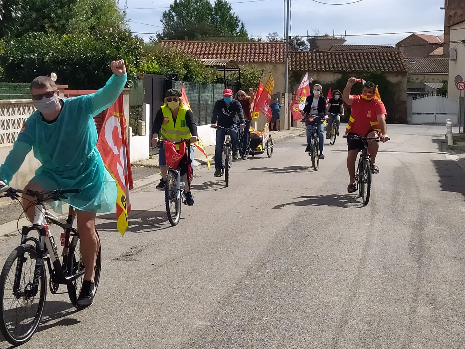 Vélorution pour un 1er Mai inédit à Villelongue de la Salanque