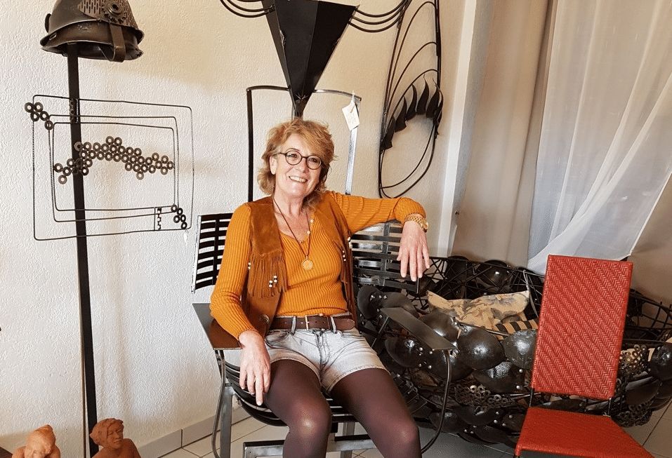 Le Barcarès/ Expo : ferronnerie d’Art chez Marie-Jeanne