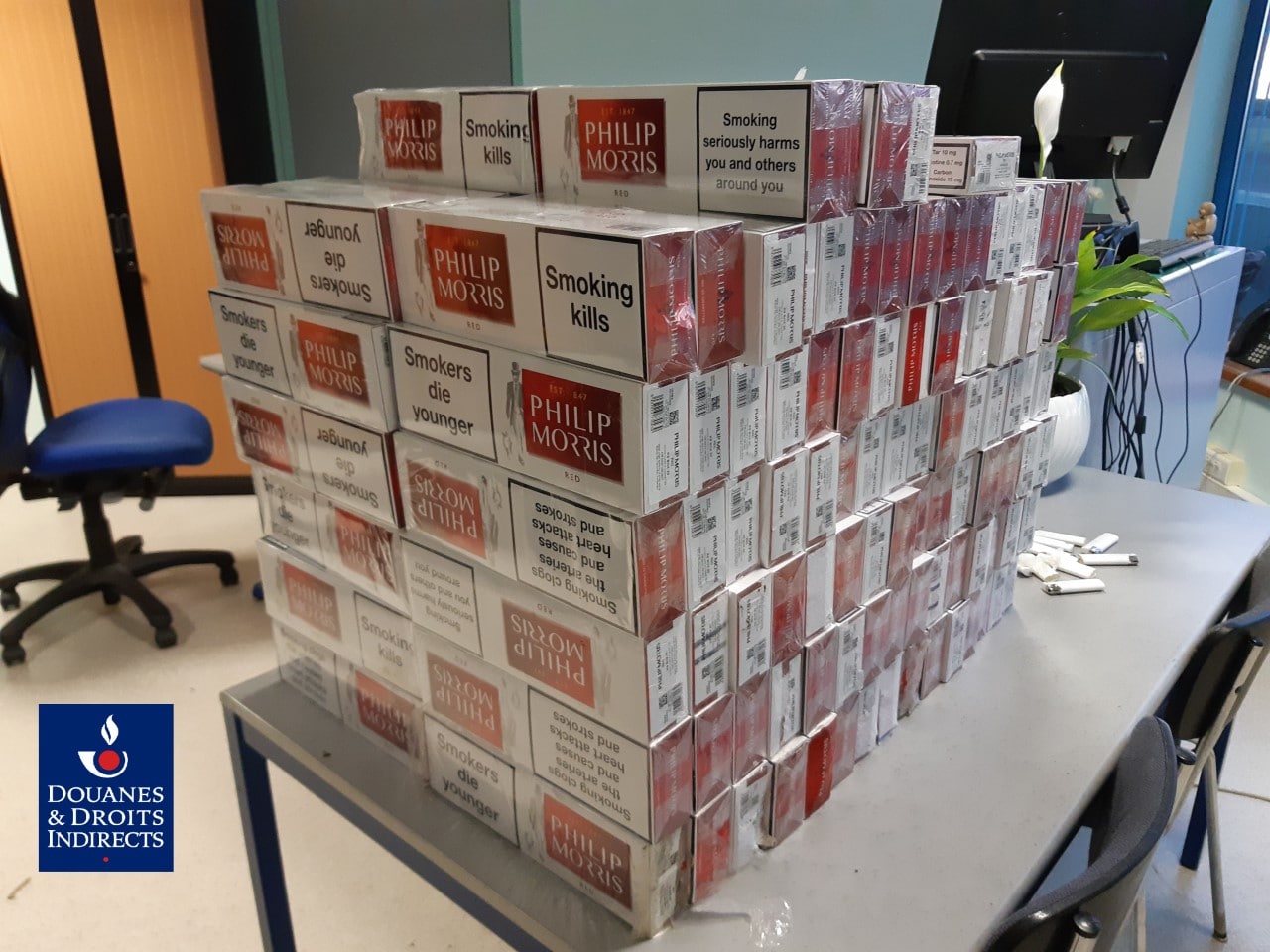 Trafic de cigarettes et de tabacs : saisies tous azimuts par les douaniers