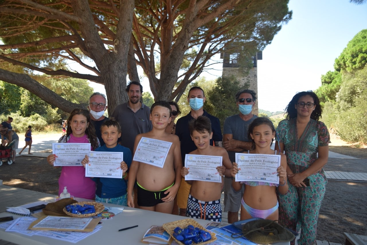 Remise des diplômes du petit écologiste