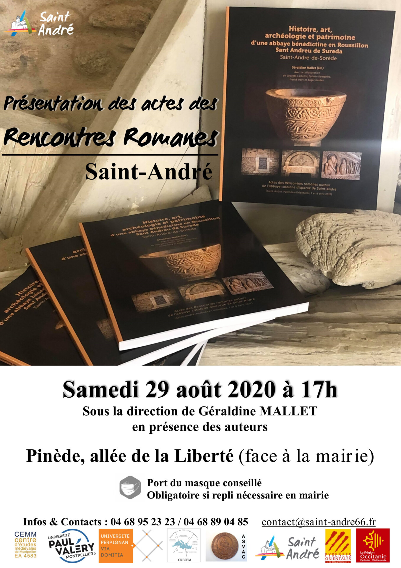 Présentation des actes des rencontres Romanes à Saint André