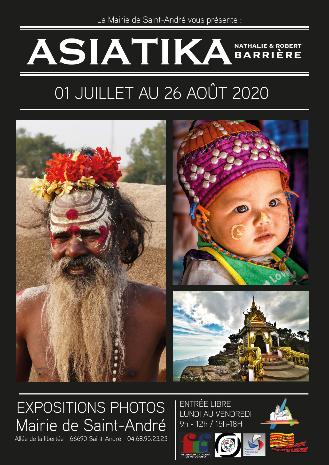 Expositions photos « ASIATIKA » jusqu’au 26/08/2020 à Saint André