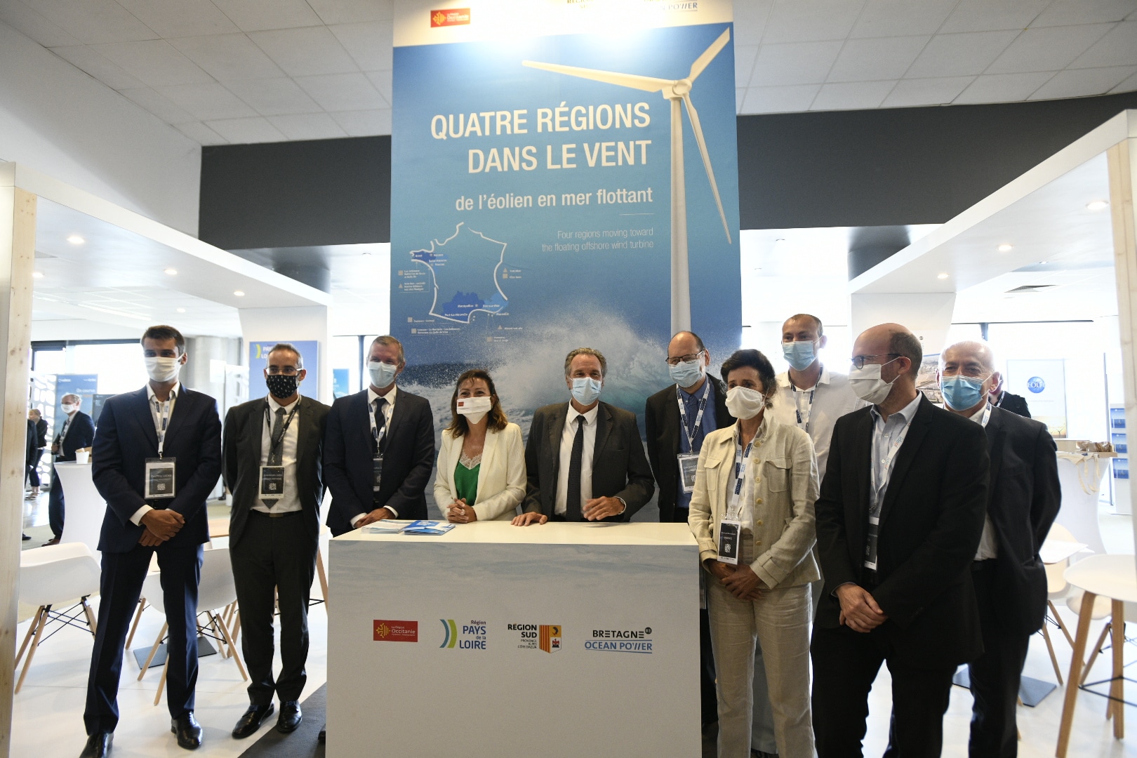 Éolien en Mer flottant/Carole Delga : « Les premières éoliennes flottantes de la Méditerranée seront mises en service en 2022 au large de l’Occitanie »