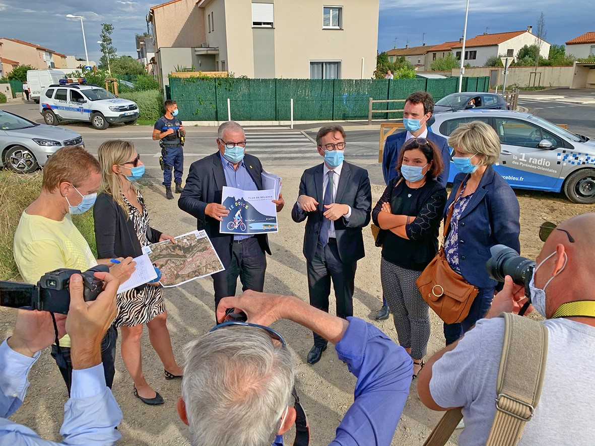 Rencontre avec Étienne Stoskopf, Préfet des Pyrénées-Orientales autour du thème des mobilités vertes, voies douces et pistes cyclables