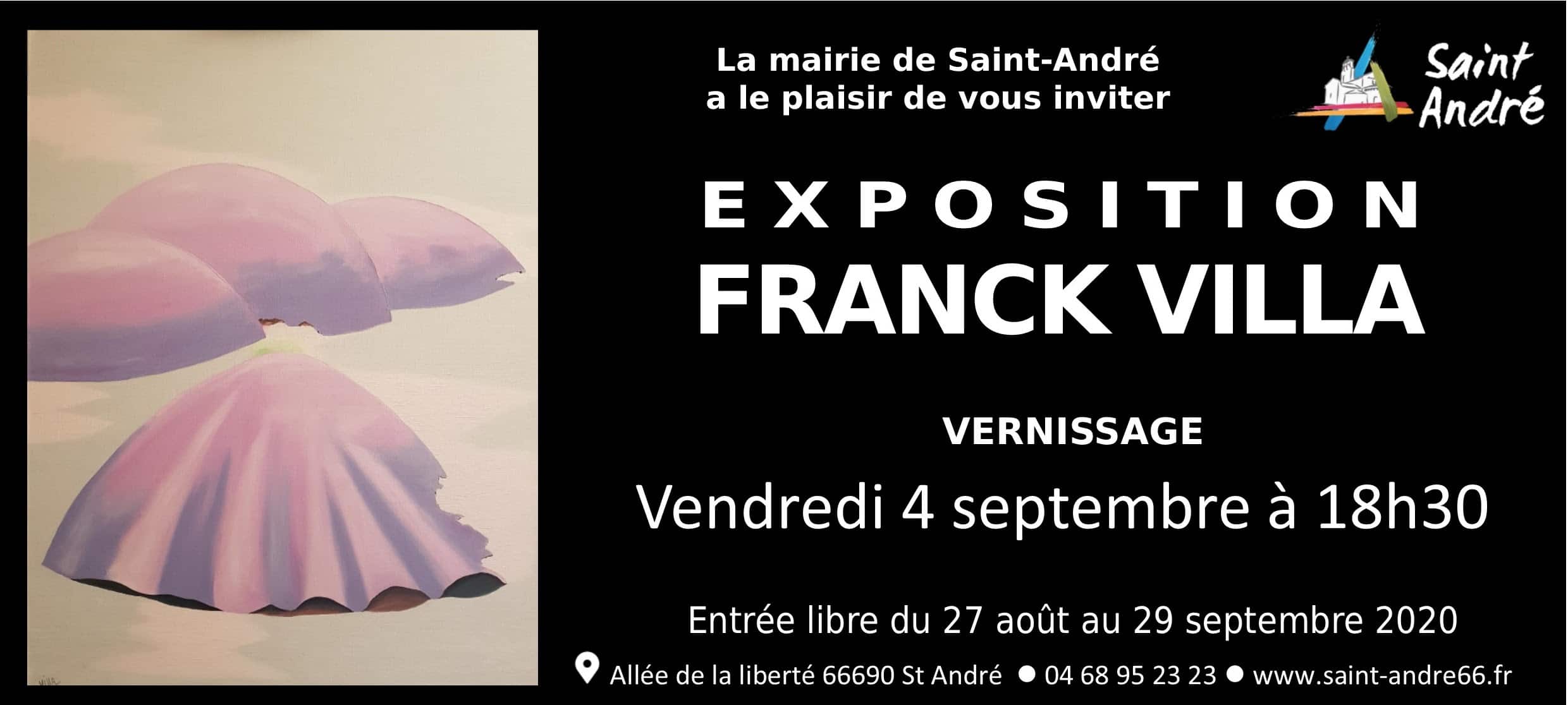 Vernissage de l’exposition de Franck Villa à Saint André