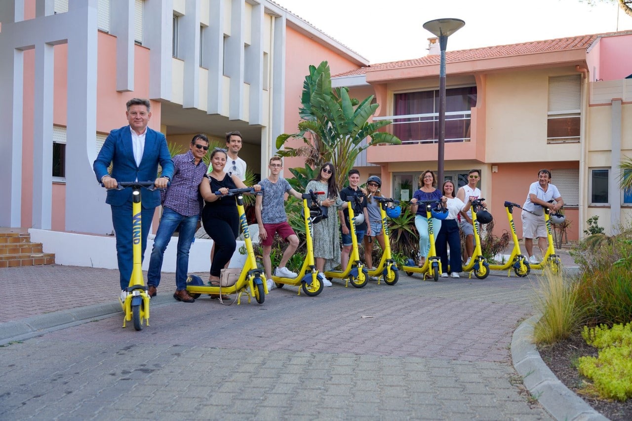 Les trottinettes électriques Wind ont connu un véritable succès tout l’été au Barcarès