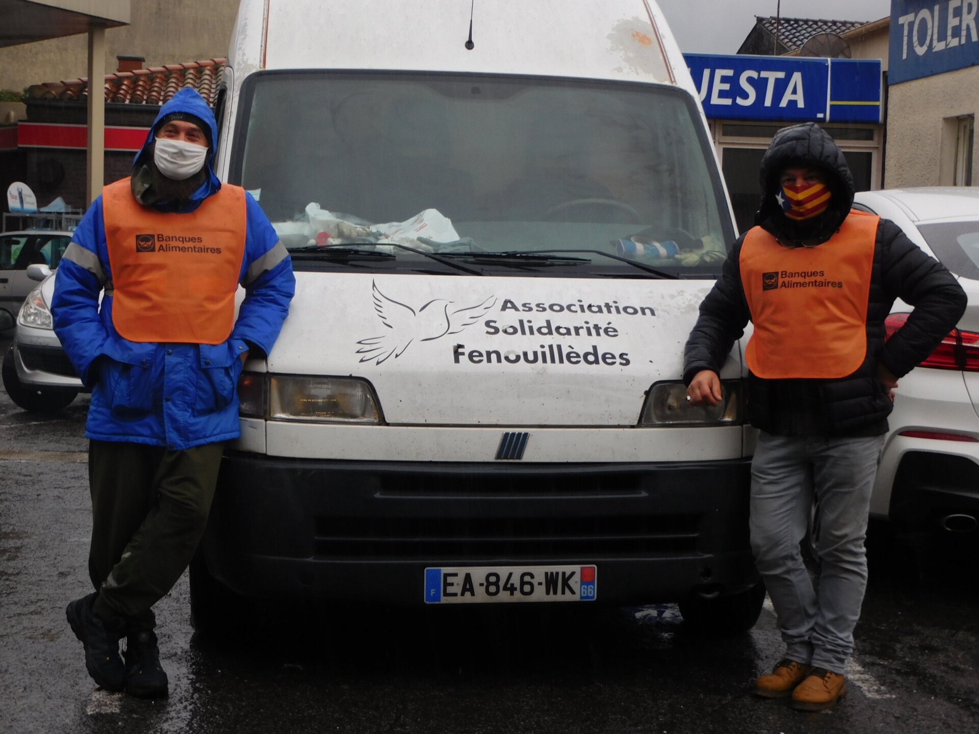 Estagel/ Sous la pluie le beau temps : collecte pour la banque alimentaire