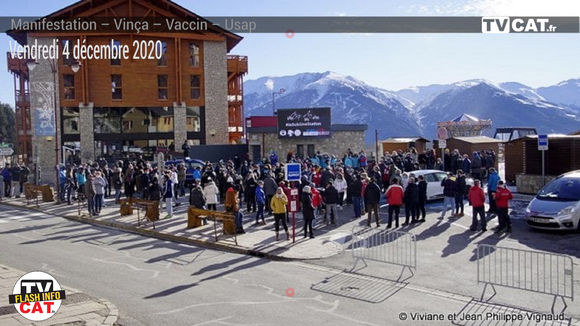 #323 – 500 personnes hier aux Angles et à Font-Romeu – #Flashinfo #TVCAT
