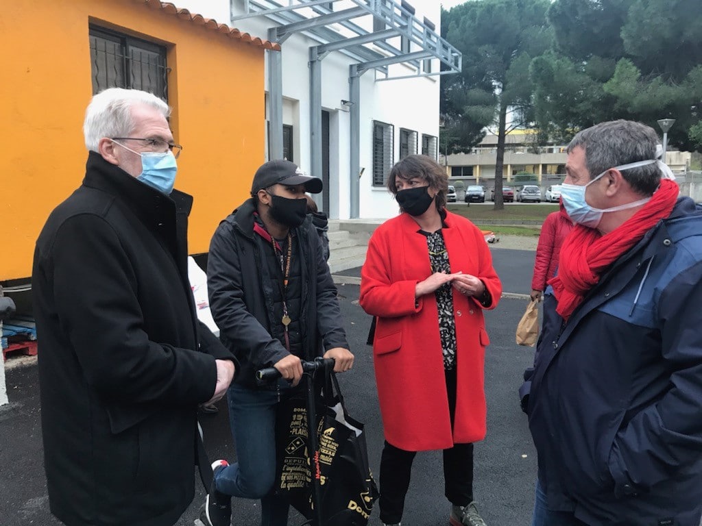 La Région, avec le Crous et la Banque Alimentaire, livre des produits frais et locaux aux étudiants boursiers Perpignanais confinés en résidence universitaire