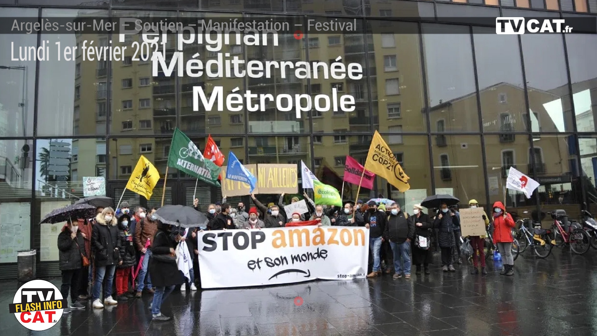 #357 Manifestation : Ils disent non à Amazon – #Flashinfo #TVCAT