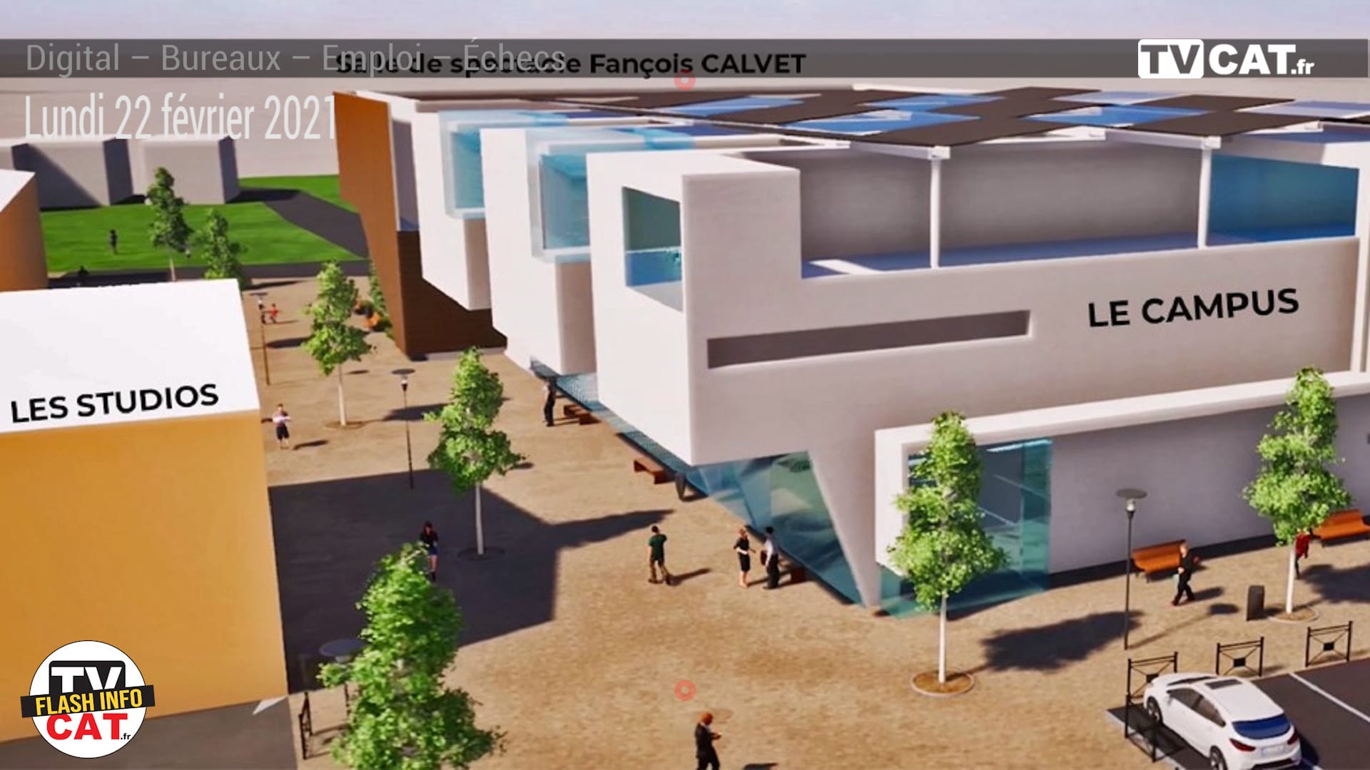#371 Le Soler : La cité digitale de la ville ouvrira à la rentrée – #Flashinfo #TVCAT