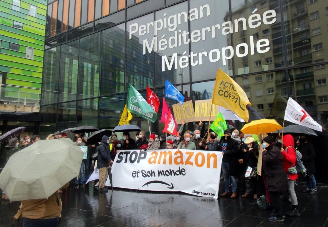 Alternatiba66 renouvelle son opposition à l’implantation d'Amazon à Rivesaltes_
