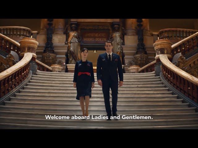 Air France dévoile son nouveau film de consignes de sécurité à bord